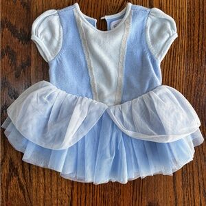 Baby GAP Cinderella Blue Princess Sweater Dress 3-6 months